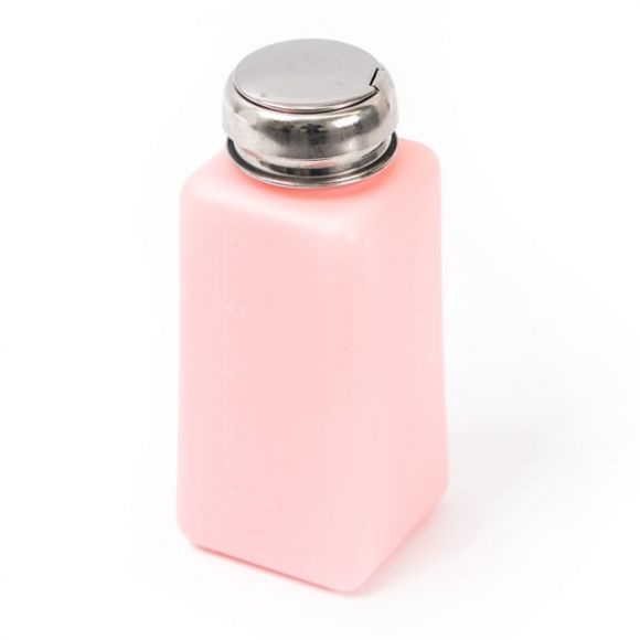 Metal Cap Pump Container Pink (250 ml)